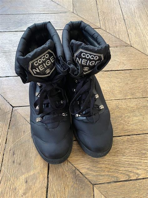 chanel coco neige boots